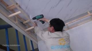 Pvc Ceiling panel Installation
