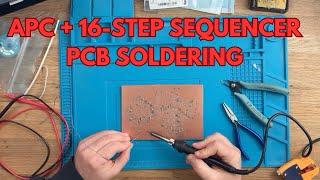 Atari Punk Console & 16-Step Sequencer Build | CNC Circuit Board Soldering