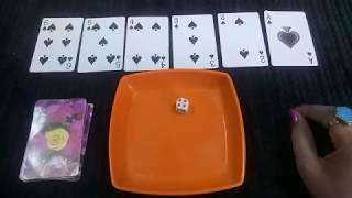 Kitty party game card  to  dice matching masti simple n easy  game (No preparation) only fun