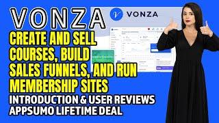 Vonza  AppSumo LTD | Create and Sell Courses, Build Sales Funnels, and Run Membership Sites