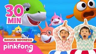 Bayi Hiu, Lagi dan Lagi | Kumpulan Lagu Anak Baby Shark | Pinkfong Bahasa Indonesia