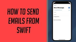 How to send an Email from Swift