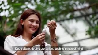 DoubleSafe personal alarm and whistle