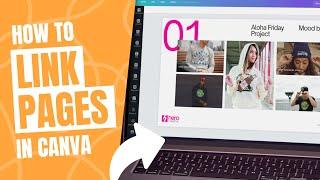 How to Link Pages in your Canva Designs  | TipTalk 26