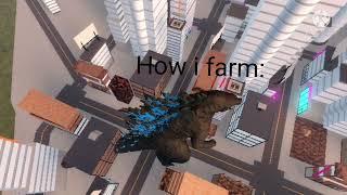 How my friends farm vs how I farm|Kaiju Universe|