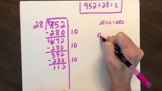 Dividing 2-digit divisors using partial quotients