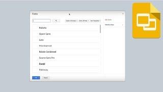 How to Add New Fonts to Google Slides