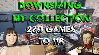 Downsizing my collection 280 games to 116