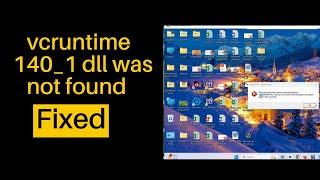 How to fix VCRUNTIME140 1 dll Not Found error in office 2019/2021