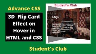 CSS Image Hover Effects | Vertical Rotating Cards in CSS | Flip Cards in CSS | Tutorial #28