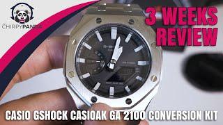 CasiOAK Mod Gen 3 Conversion Kit Review - It's just too big (Gshock GA-2100 modification review)