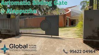 Sliding Gate Automation @ Danapady, Alappuzha | Modern Home Design | Remote Controlled |9562204964