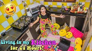 Living in my Kitchen (Rasoda) for 24 HOURS!! *and this is what happened* 