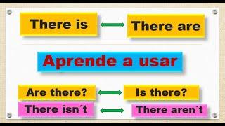 Como Usar THERE IS and THERE ARE Correctamente en Inglés