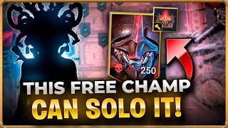 I Had No Idea That This Champion Can Solo The Scarab King! Doom Tower Guide Raid Shadow Legends