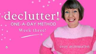 ONE WEEK of decluttering! Minimalist Flylady, Hygge Home tips