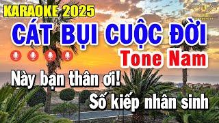 Cát Bụi Cuộc Đời Karaoke Tone ( Am ) Âm Thanh Quá Hay | Trọng Hiếu