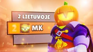 1v1-inau TOP 2 brawl stars žaidėją Lietuvoje