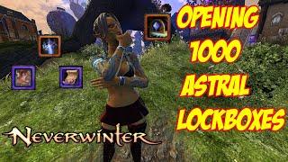 Neverwinter Mod 22 - Opening 1000 Astral Lockboxes How Many Boots I Got? NEW Rewards Northside