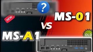 MS-A1 Versus MS-01 - Wer hats drauf und wer nicht? - Minisforum MS-A1 ganz NEU.