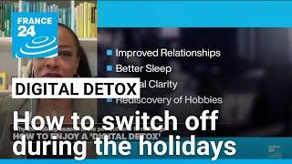 Why the holiday season is the perfect time for a 'digital detox' • FRANCE 24 English