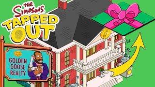 The Simpsons: Tapped Out - Golden Goose Realty Generates Land Tokens FOREVER (Limited Time)