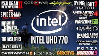 Intel UHD 770 in 2023 - Test in 25 Games