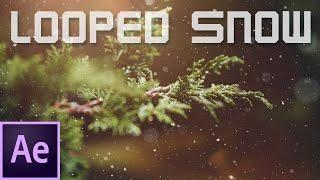 Perfect Snow Loop - After Effects Tutorial