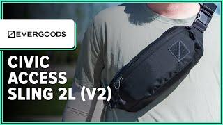 EVERGOODS CIVIC Access Sling 2L (V2) Review (2 Weeks of Use)