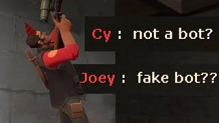 pretending to be a bot to get players kicked in tf2