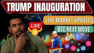 TRUMP INAUGRATION LIVE|HUGE DUMP?|BTC TO 85K?|LIVE MARKET UPDATES|LIVE CRYPTO TRADING|ALTs UPDATES