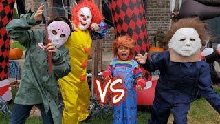 PENNYWISE VS JASON VORHEES VS CHUCKY VS MICHAEL MYERS HORROR DEATH MATCH