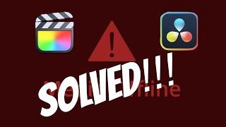 SOLVED! Final Cut to DaVinci XML Media Offline