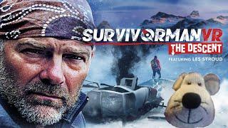 Survivorman VR The Descent. A Meta Quest Standalone Game. (also available on PS VR2, and Steam)