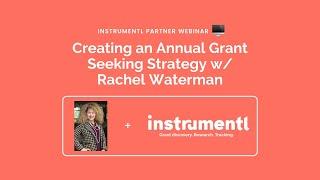 Getting Stellar Support Letters for Your Grants ft. Rachel Waterman | Instrumentl Grants Workshop