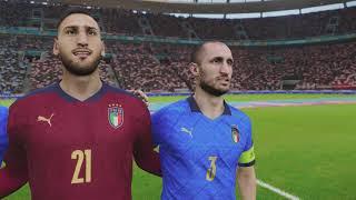 Giochiamo Italia Austria agli Europei di PES 2021 su Playstation 5 in 4K