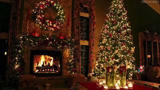 Top Christmas Songs Playlist  Classic Christmas Music with Fireplace  Merry Christmas 2024