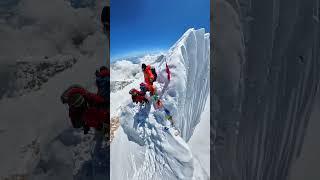 The SUMMIT of Manasulu (8,163m) #nepal #manaslu #himalayas #mountains