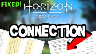 How To LOWER PING & Fix Server/Connection in Horizon Zero