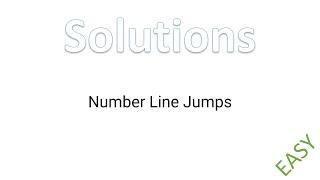 Solving Number Line Jumps HackerRank Problem in C#