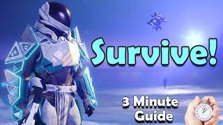 How to survive in pve in destiny 2, a new players guide.