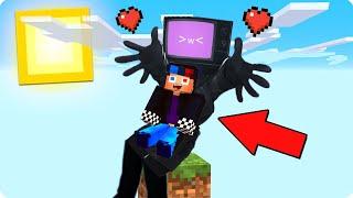 МАЙНКРАФТ НО НА ОДНОМ БЛОКЕ С ТВ ВУМЕН! ШЕДИ ТРОЛЛИНГ ЛОВУШКА MINECRAFT