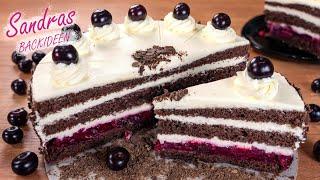 Schwarzwälder Kirschtorte - klassisches Rezept