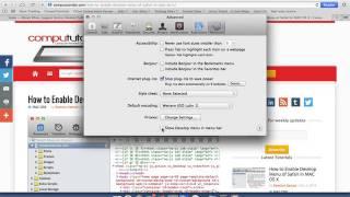 How to Enable Develop Menu of Safari in Mac OS X