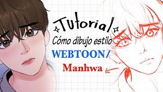 How to draw style WEBTOON/Manhwa/ Comic + Tips to  get better at drawing