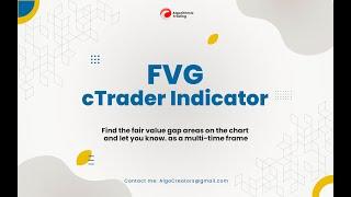 cTrader FVG Finder indicator tutorial for trade #fairvaluegap