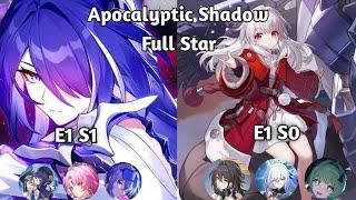 Acheron E1 S1| Clara E1 S0|Jing Liu E0 S1 [Apocalyptic Shadow]- Honkai Star Rail