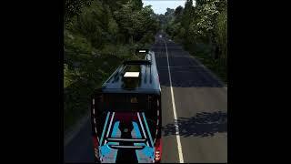 Saini Volvo 9600 Bus Drive in Beautiful road