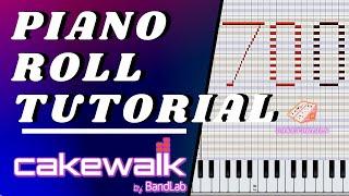 How to record drums in Cakewalk using the piano roll | 700 Subscribers Special | Cakewalk by Bandlab