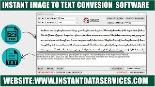 Image To Notepad Conversion Software | Image To Text Software